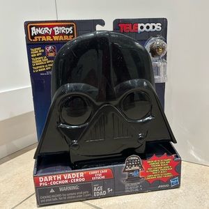 Angry birds Star Wars darth Vader pig carry case new!